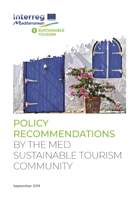 Recommandations politiques élaborées par la communauté méditerranéenne du tourisme durable