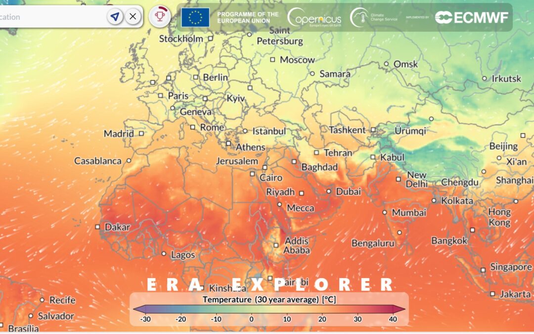 Global Climate Data with the ERA Explorer Map