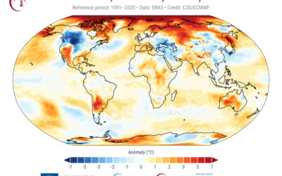Copernicus: third-warmest February globally