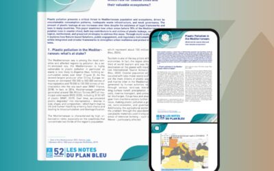 Plan Bleu publishes a new note on plastic pollution in the Mediterranean