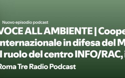 The new podcast from Voce all’Ambiente, “International Cooperation to Protect the Mare Nostrum: the Role of the INFO/RAC Centre” is now online.