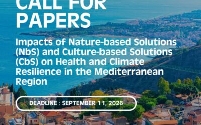 Plan Bleu: extension of the Call for Papers on Nature-Based Solutions and Culture-Based Solutions