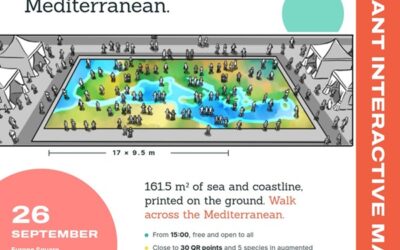 The Mediterranean on a Giant Interactive Map